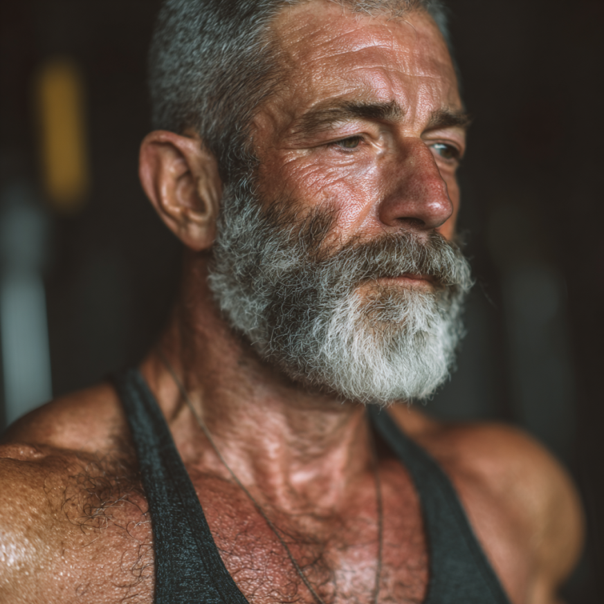 Група літніх людей на фітнес тренуванні